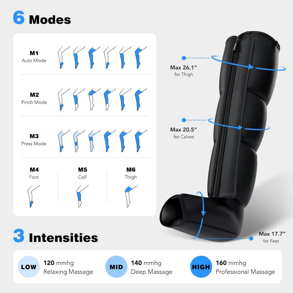 Contemporary Recovery Air Pulse Pro Compression Boots